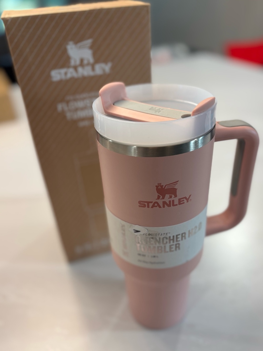 40 oz Blush FlowState Quencher Stanley brand new in box
